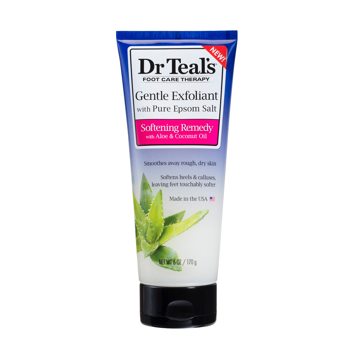 Dr Teals Gentle Exfoliant with Pure Epson Salt foot cream 170g Dr Teal's Yallatoys