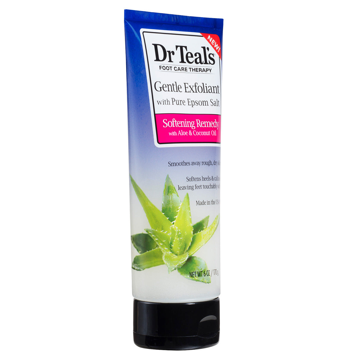 Dr Teals Gentle Exfoliant with Pure Epson Salt foot cream 170g Dr Teal's Yallatoys