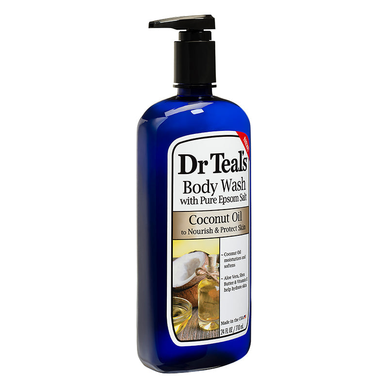 Dr Teals Body Wash With Pure Epsom Salt Nourish & Protect With Coconut Oil 710ml Dr Teal's Yallatoys