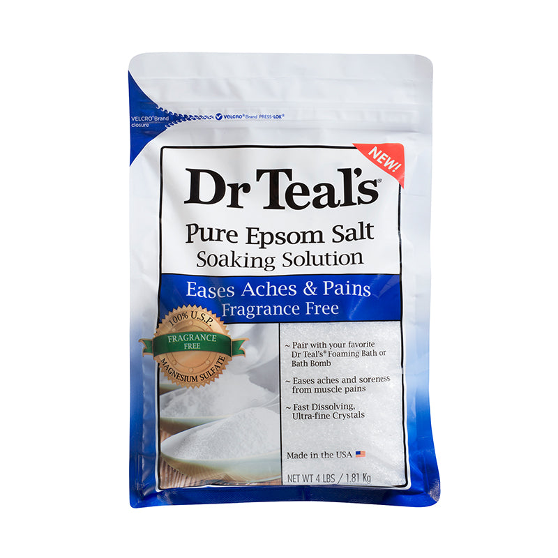 Dr Teals Unscented Pure Epsom Bath Salt 1.81kg Dr Teal's Yallatoys