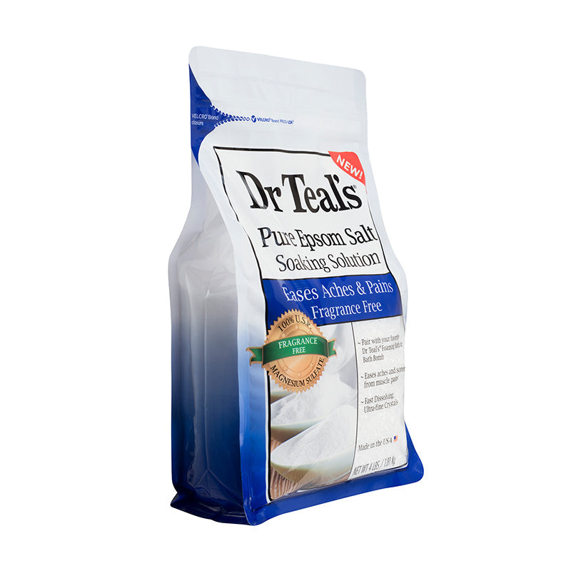 Dr Teals Unscented Pure Epsom Bath Salt 1.81kg Dr Teal's Yallatoys