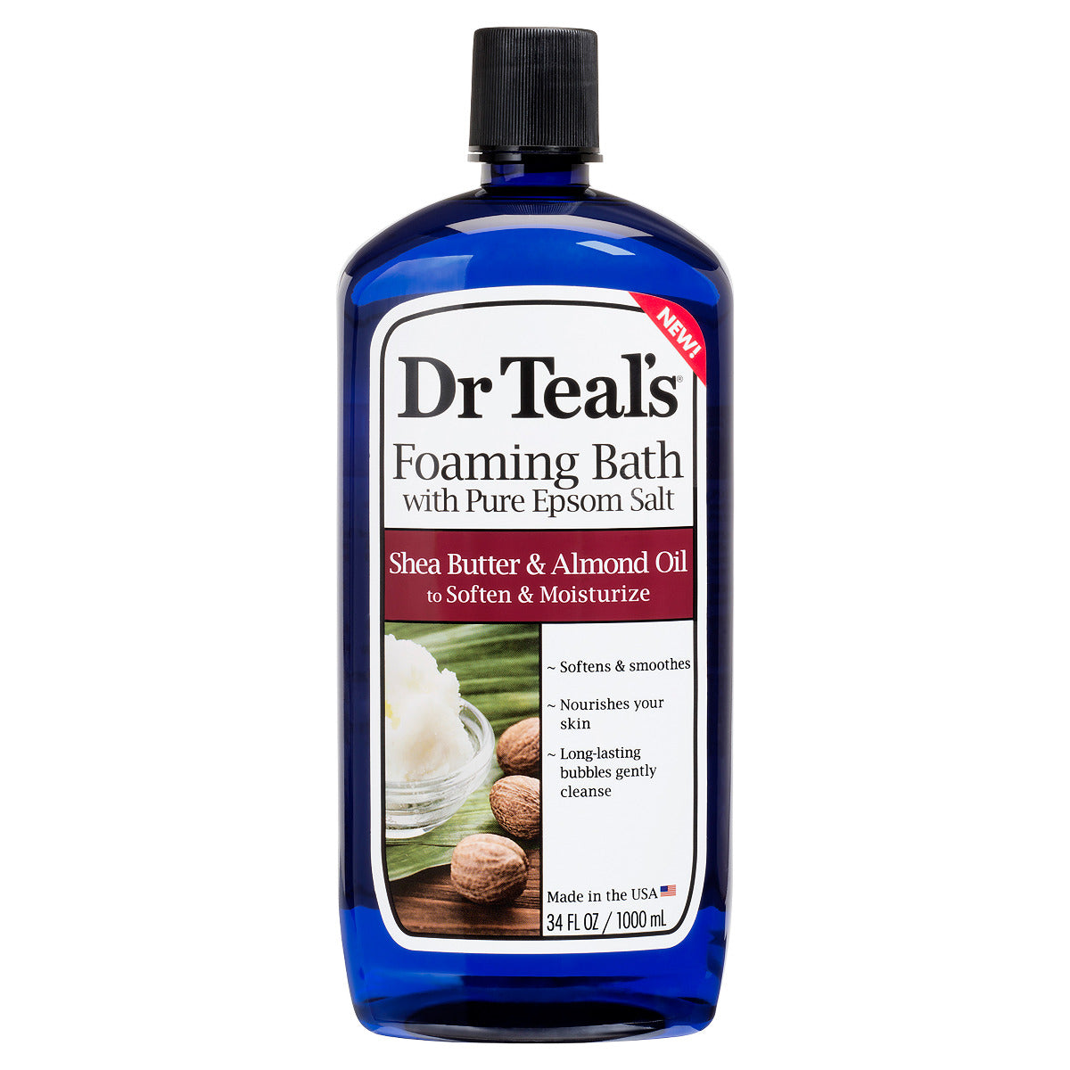 Dr Teals Shea Butter & Almond Oil Foaming Bath 1000ml Dr Teal's Yallatoys
