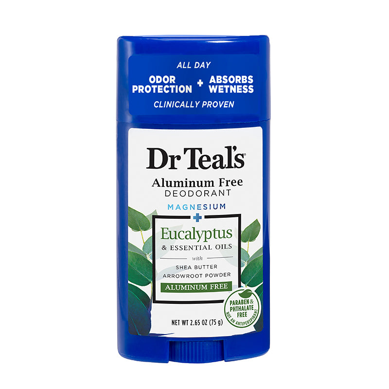 Dr Teals Aluminum Free Deodorant Eucalyptus 75g Dr Teal's Yallatoys