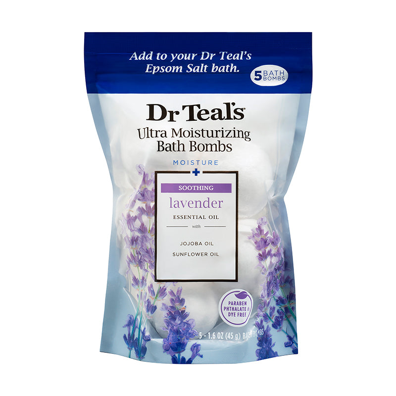 Dr Teals Lavender Bath Bombs 45gm Dr Teal's Yallatoys