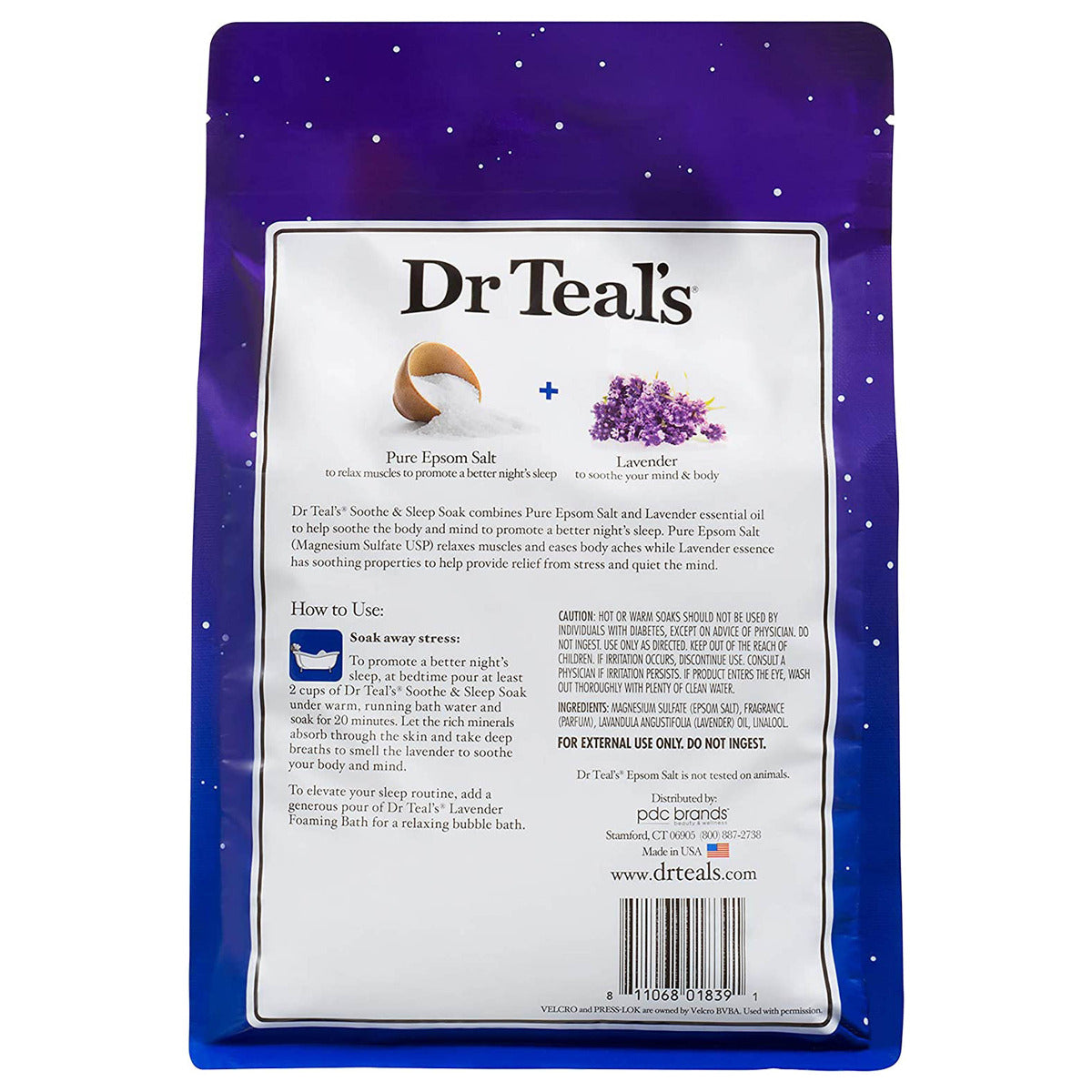 Dr Teals Lavender Salt 1800g Dr Teal's Yallatoys