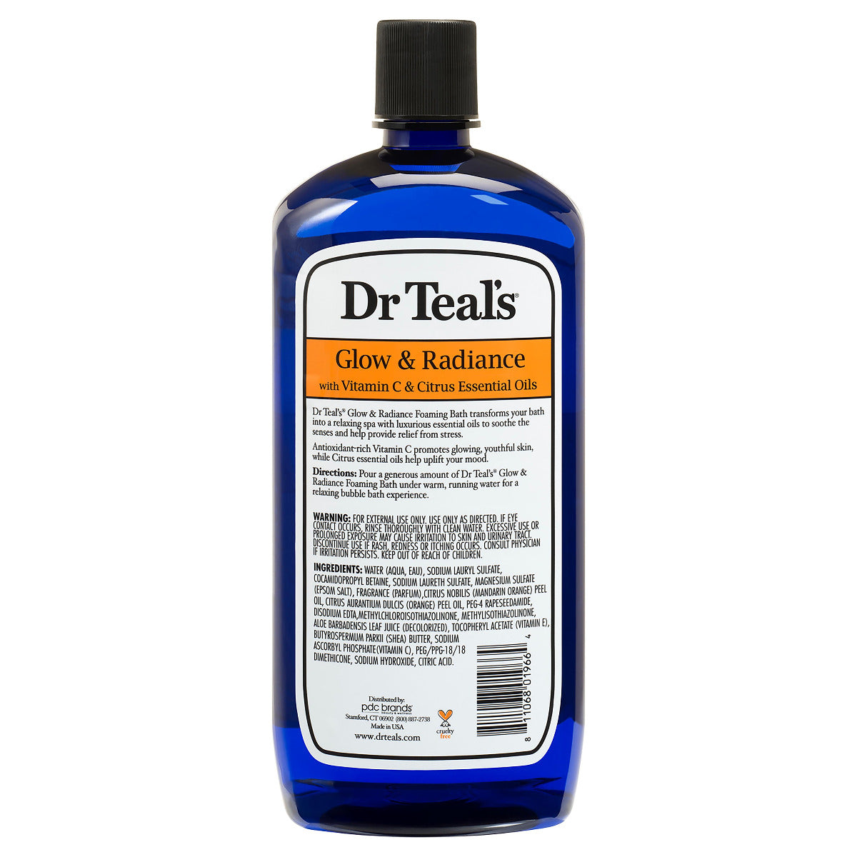 Dr Teals Vitamin C Foaming Bath 1000ml Dr Teal's Yallatoys
