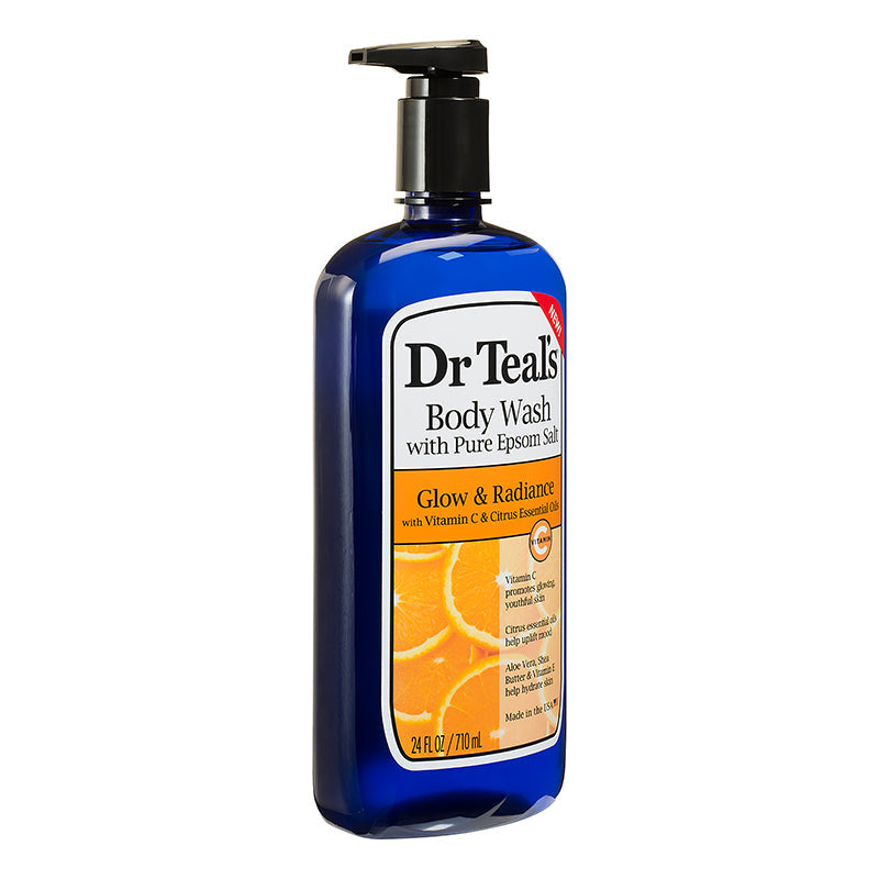 Dr Teals Glow & Radiance Body Wash With Vitamin C And Citrus Essential Oils 710ml Dr Teal's Yallatoys