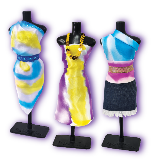 Buy Tie Dye Glam Fashion Designer Doll DIY Kit | Yallatoys.com