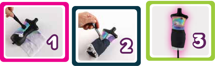 Buy Tie Dye Glam Fashion Designer Doll DIY Kit | Yallatoys.com