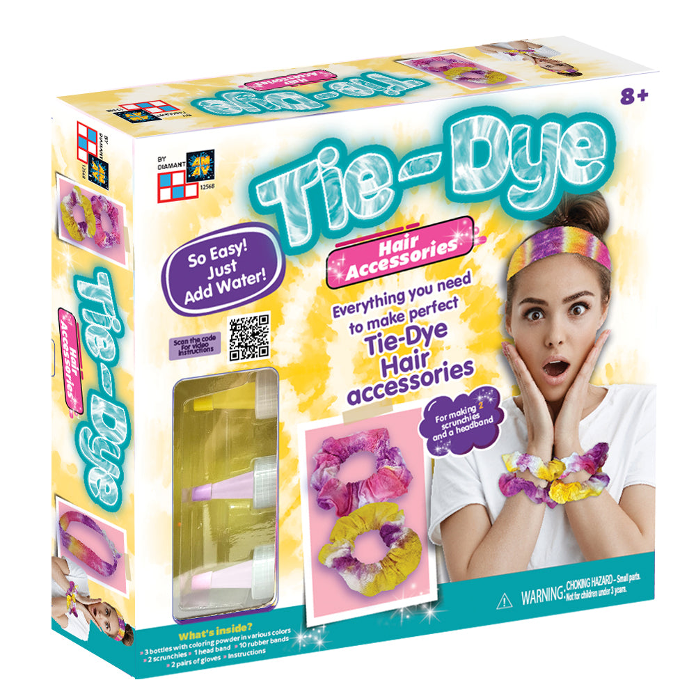 Buy Tie Dye Hair Accessories Making DIY Kit | Yallatoys.com