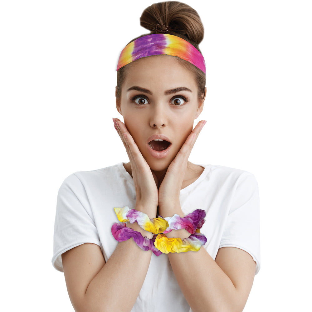 Buy Tie Dye Hair Accessories Making DIY Kit | Yallatoys.com