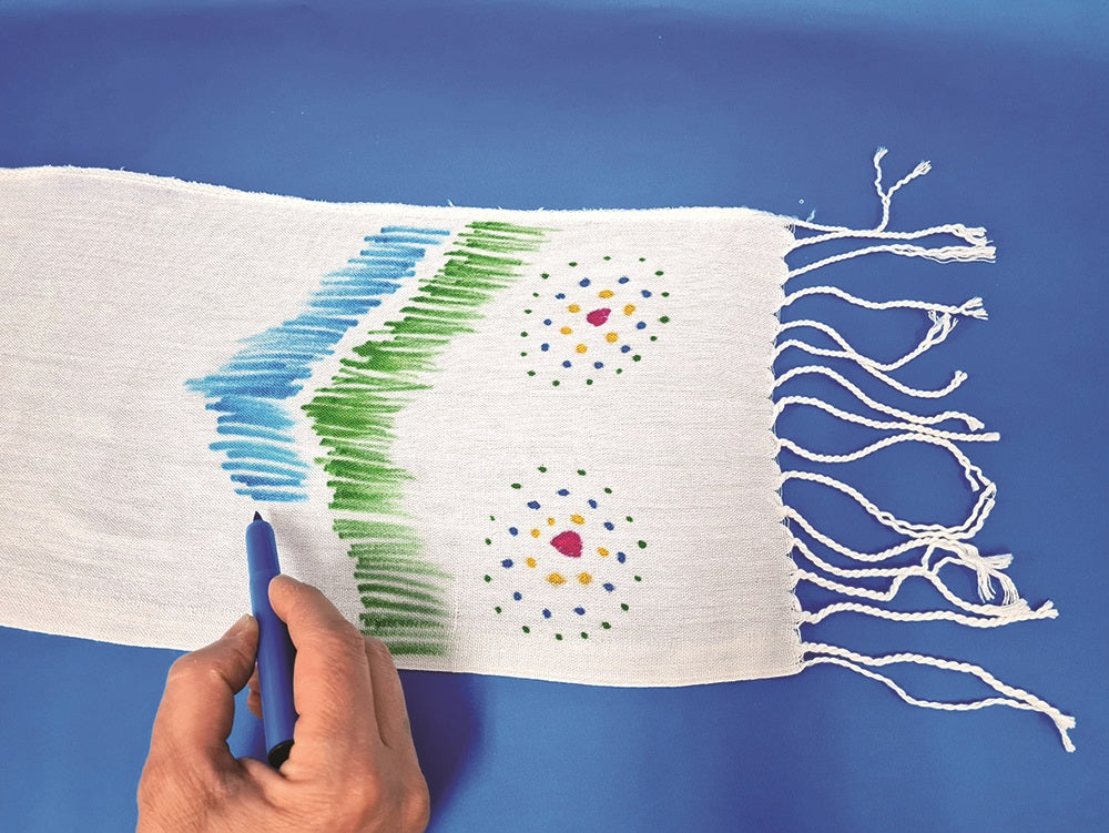 Buy Tie Dye Fashion Time Cool Scarf DIY Kit | Yallatoys.com