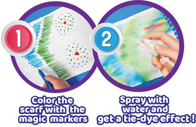 Buy Tie Dye Fashion Time Cool Scarf DIY Kit | Yallatoys.com