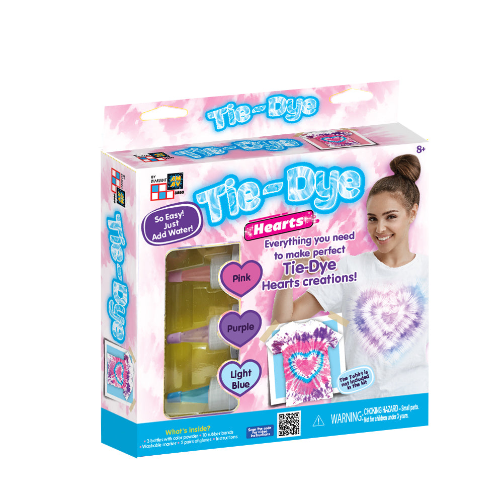 Buy Tie Dye Hearts DIY Creation Kit | Yallatoys.com