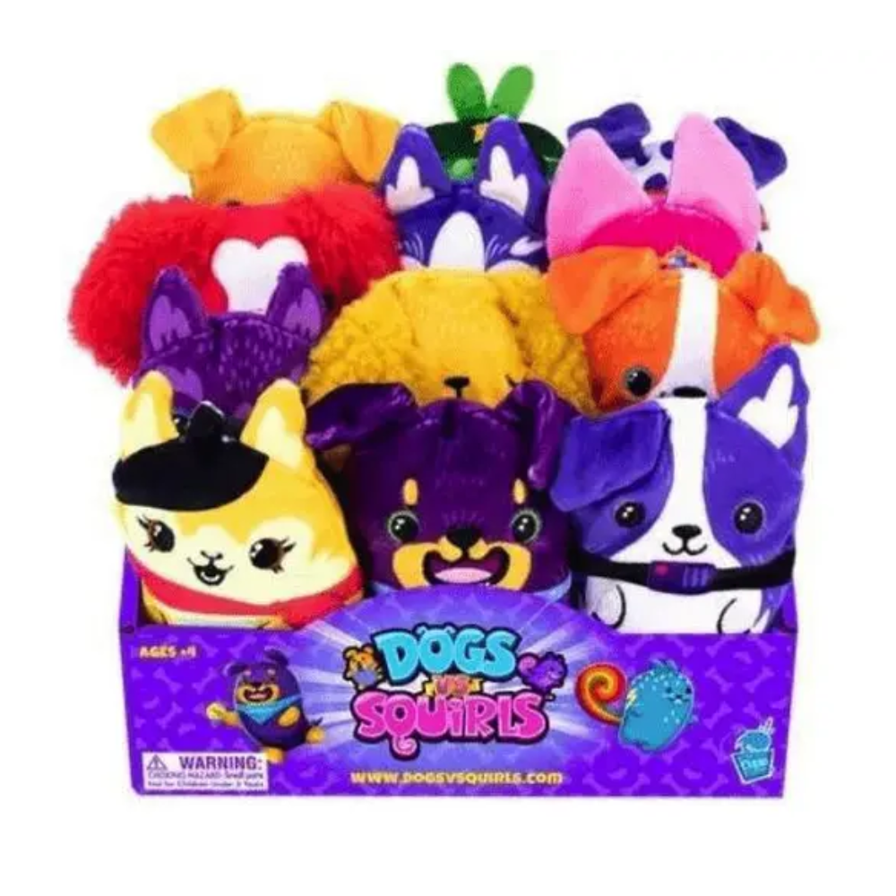 Buy Dogs vs Squirls Bean 4inch Plush (Sold Separately Subject to Availability) | Yallatoys.com