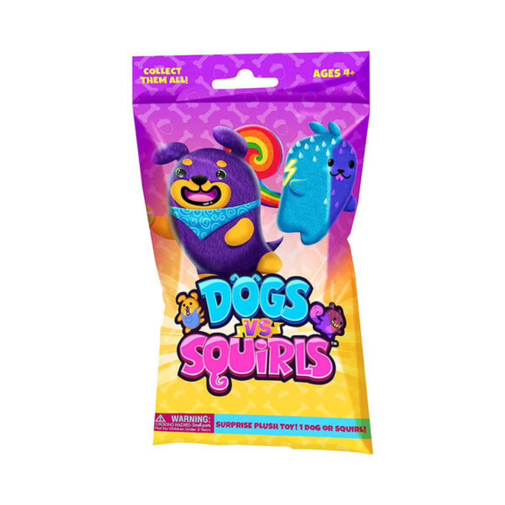 Buy Dogs vs Squirls Mystery Blind Bean Bag 4inch Plush (Sold Separately Subject to Availability) | Yallatoys.com