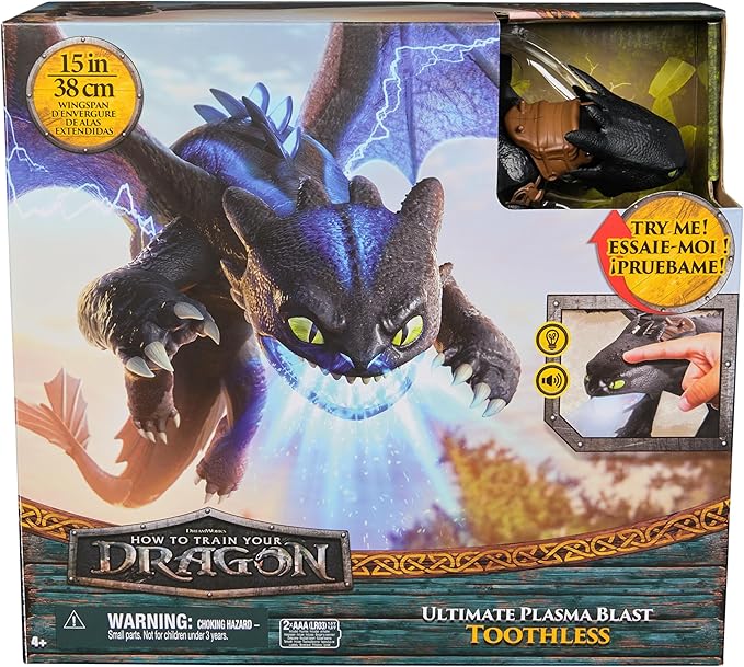 Buy Dreamworks Dragons How to Train Your Dragon Ultimate Plasma Blast Toothless | Yallatoys.com