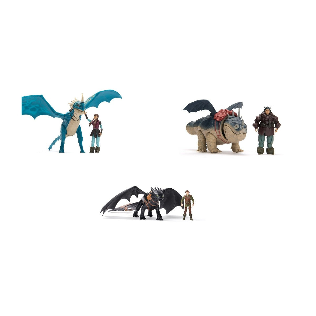 Buy Dreamworks Dragon How to Train Your Dragon Viking and Dragon Figure Asst | Yallatoys.com