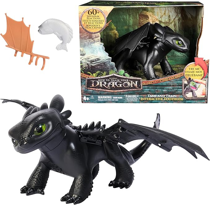 Buy Dreamworks Dragons How to Train Your Dragon Toothless Dragon | Yallatoys.com