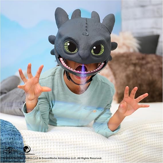 Buy Dreamworks Dragons How To Train Your Dragon Electronic Blast and Roar Toothless Mask | Yallatoys.com