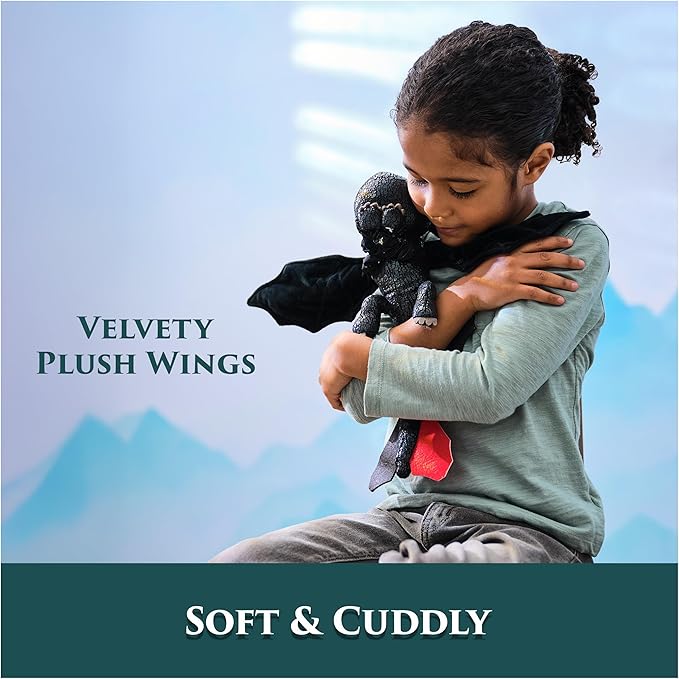 Buy Dreamworks Dragons How to Train Your Dragon Hug And Glide Toothless Plush Toy | Yallatoys.com