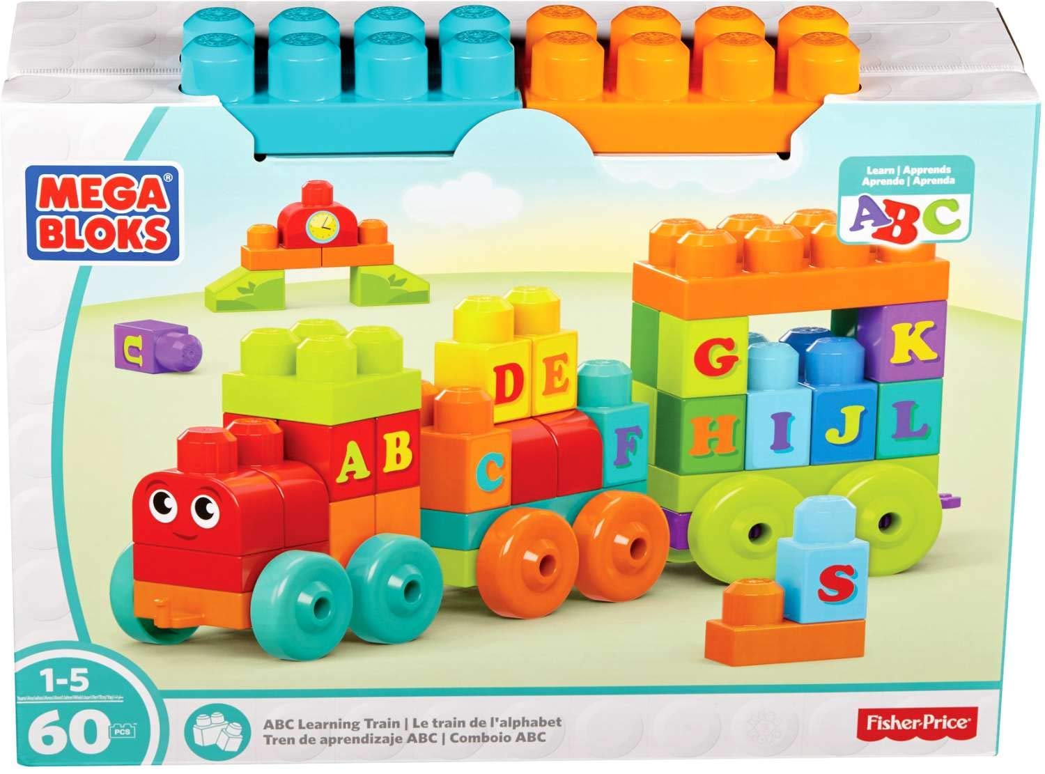 Buy Mega Bloks Abc Learning Train | Yallatoys.com