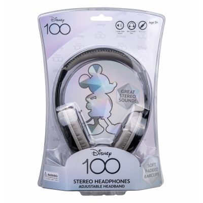 Buy Disney 100 Mickey Aux Headphone Black | Yallatoys.com