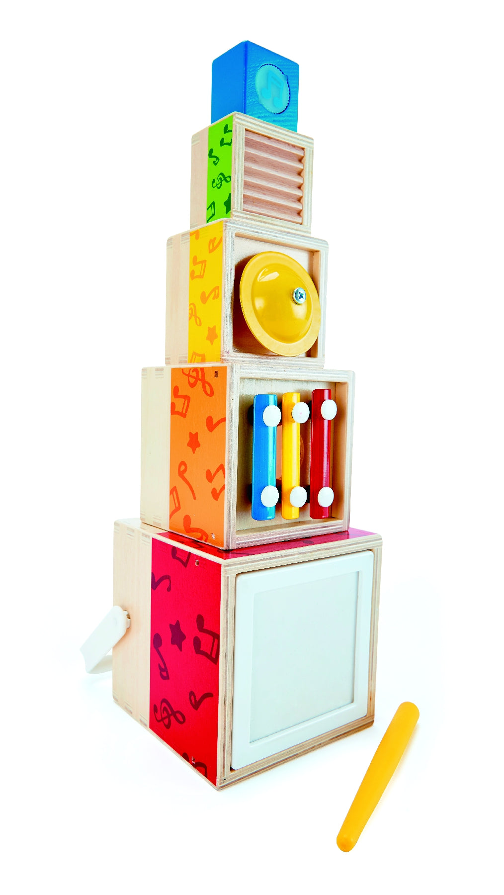 Buy Hape Stackable Music Game 6-Piece Music Box Wooden Set for Kids | Yallatoys.com