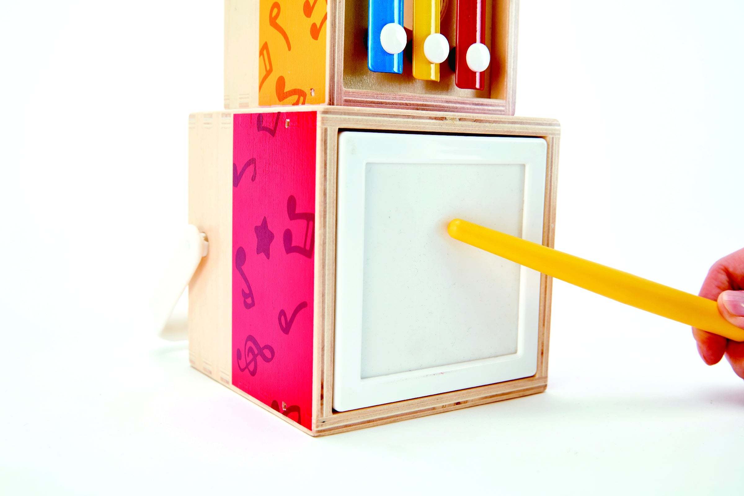 Buy Hape Stackable Music Game 6-Piece Music Box Wooden Set for Kids | Yallatoys.com