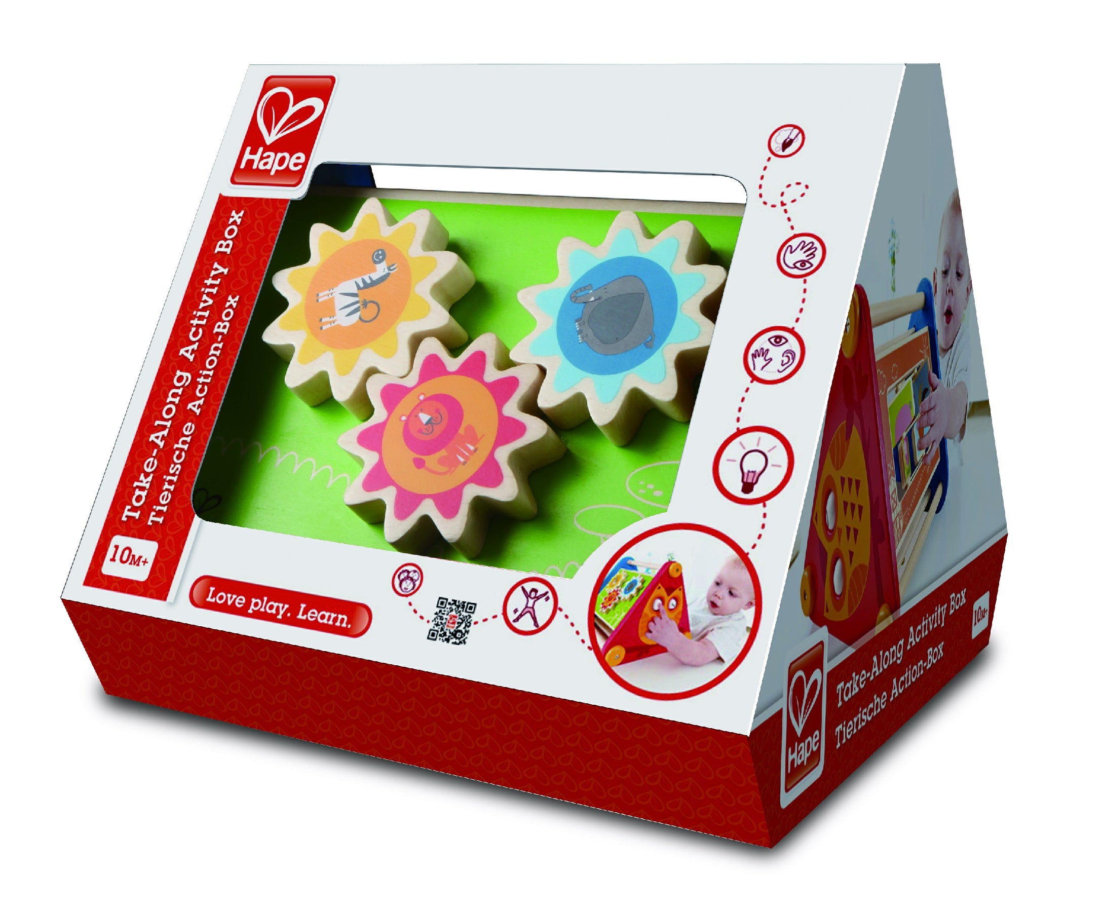 Buy Hape Take-Along Baby Activity Skill Building Wood Box | Yallatoys.com