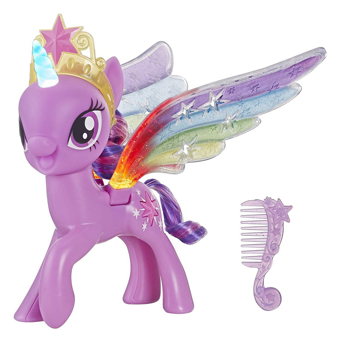 Buy My Little Pony Toy Rainbow Wings Twilight Sparkle Purple Pony Figure | Yallatoys.com