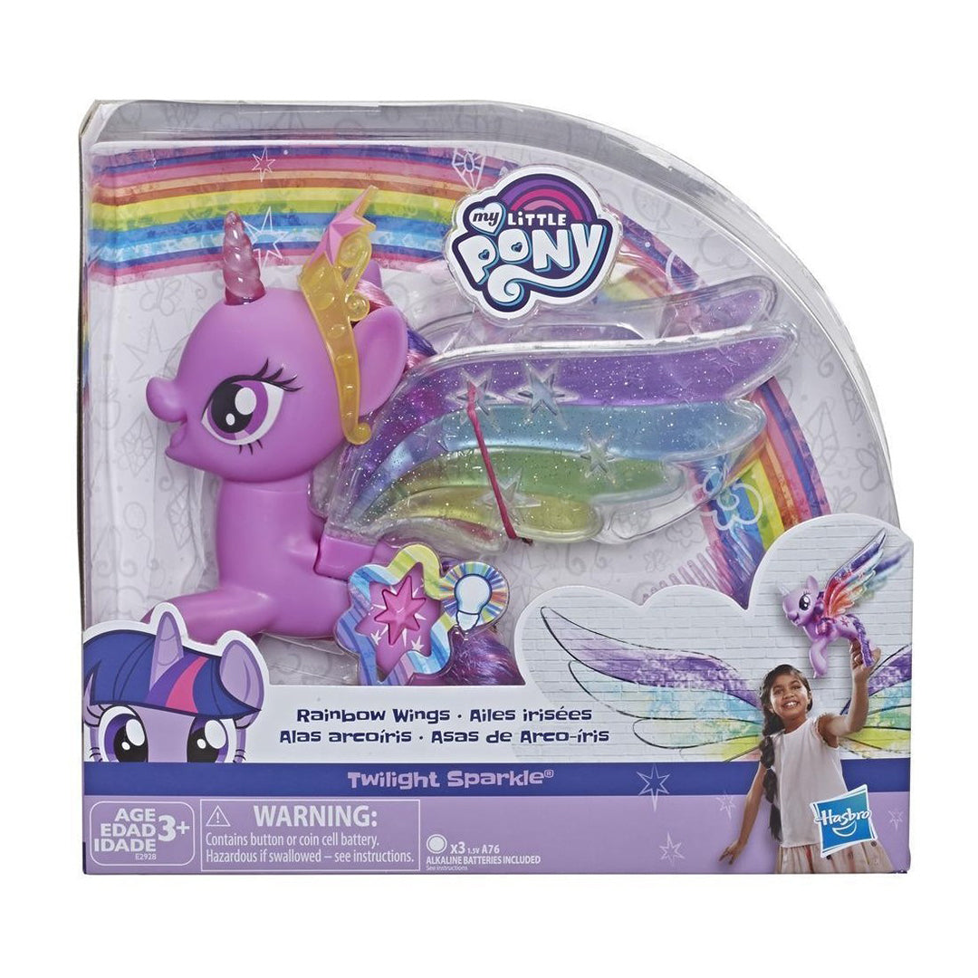 Buy My Little Pony Toy Rainbow Wings Twilight Sparkle Purple Pony Figure | Yallatoys.com