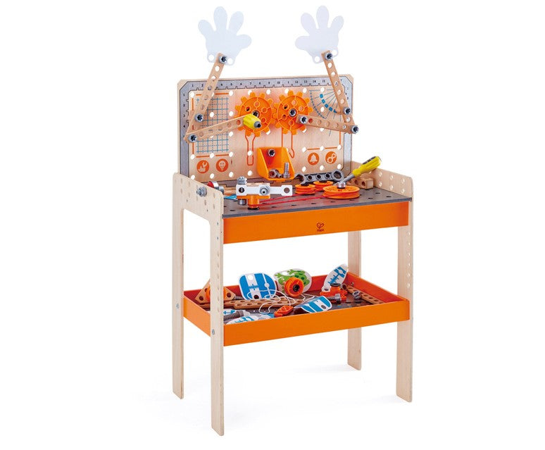 Buy Hape Deluxe Scientific Workbench Wood Inventor Experiment Building Set | Yallatoys.com