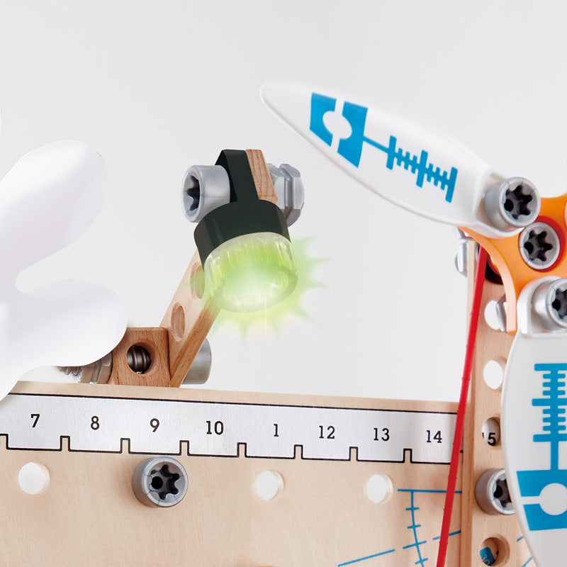 Buy Hape Deluxe Scientific Workbench Wood Inventor Experiment Building Set | Yallatoys.com