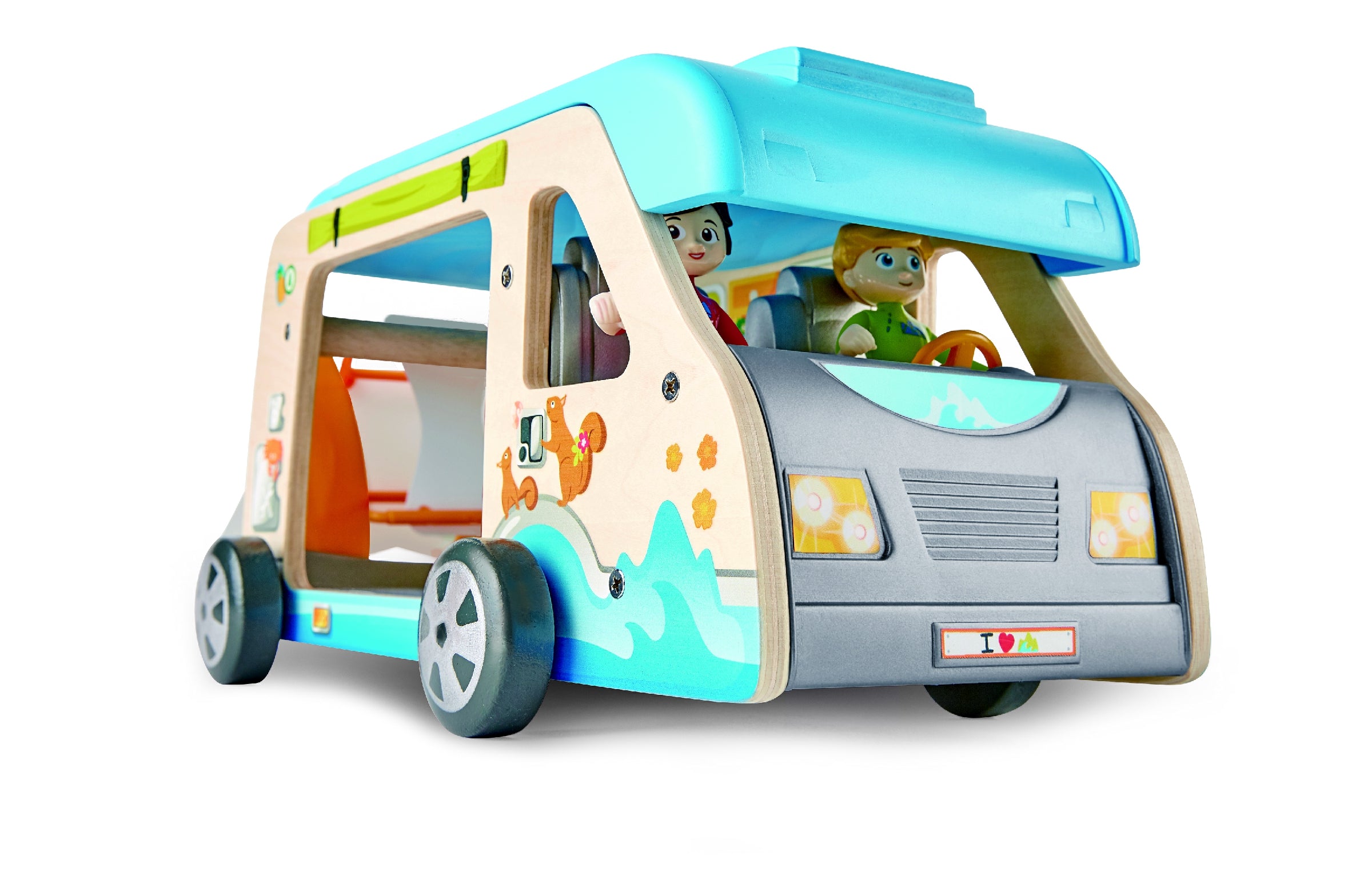Buy Hape Adventure Van Pretend Play with Action Figures | Yallatoys.com