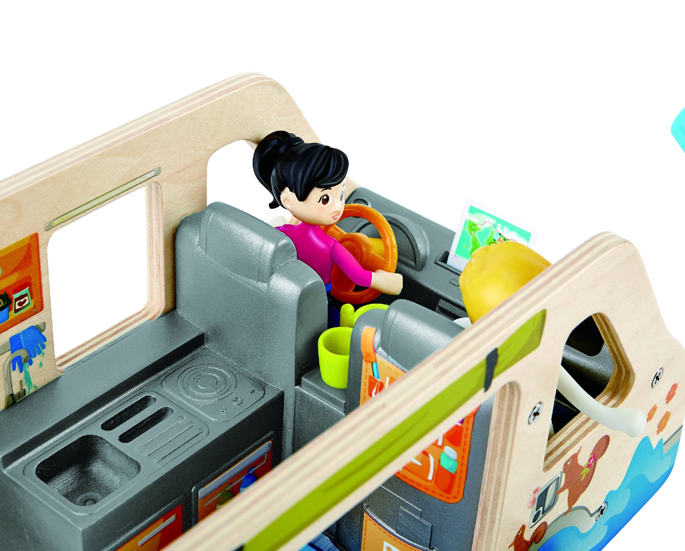 Buy Hape Adventure Van Pretend Play with Action Figures | Yallatoys.com