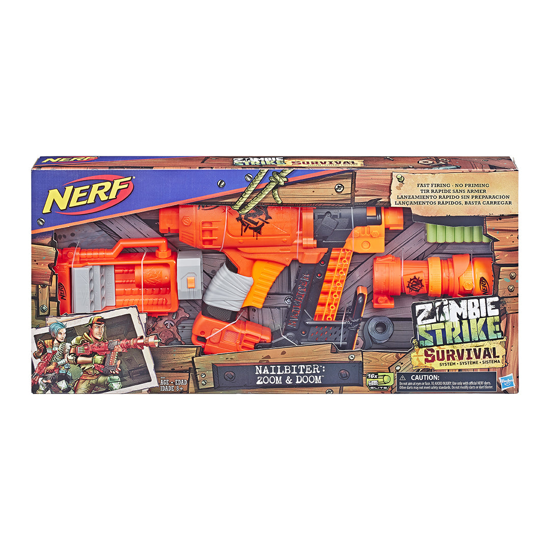 Buy Nerf Zombie Nailbiter Zoom and Doom | Yallatoys.com