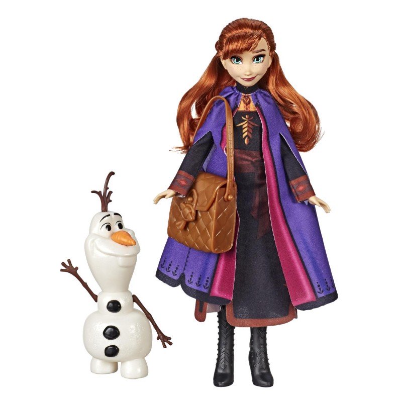 Buy Disney Frozen Anna Doll With Buildable Olaf Figure And Backpack Accessory | Yallatoys.com