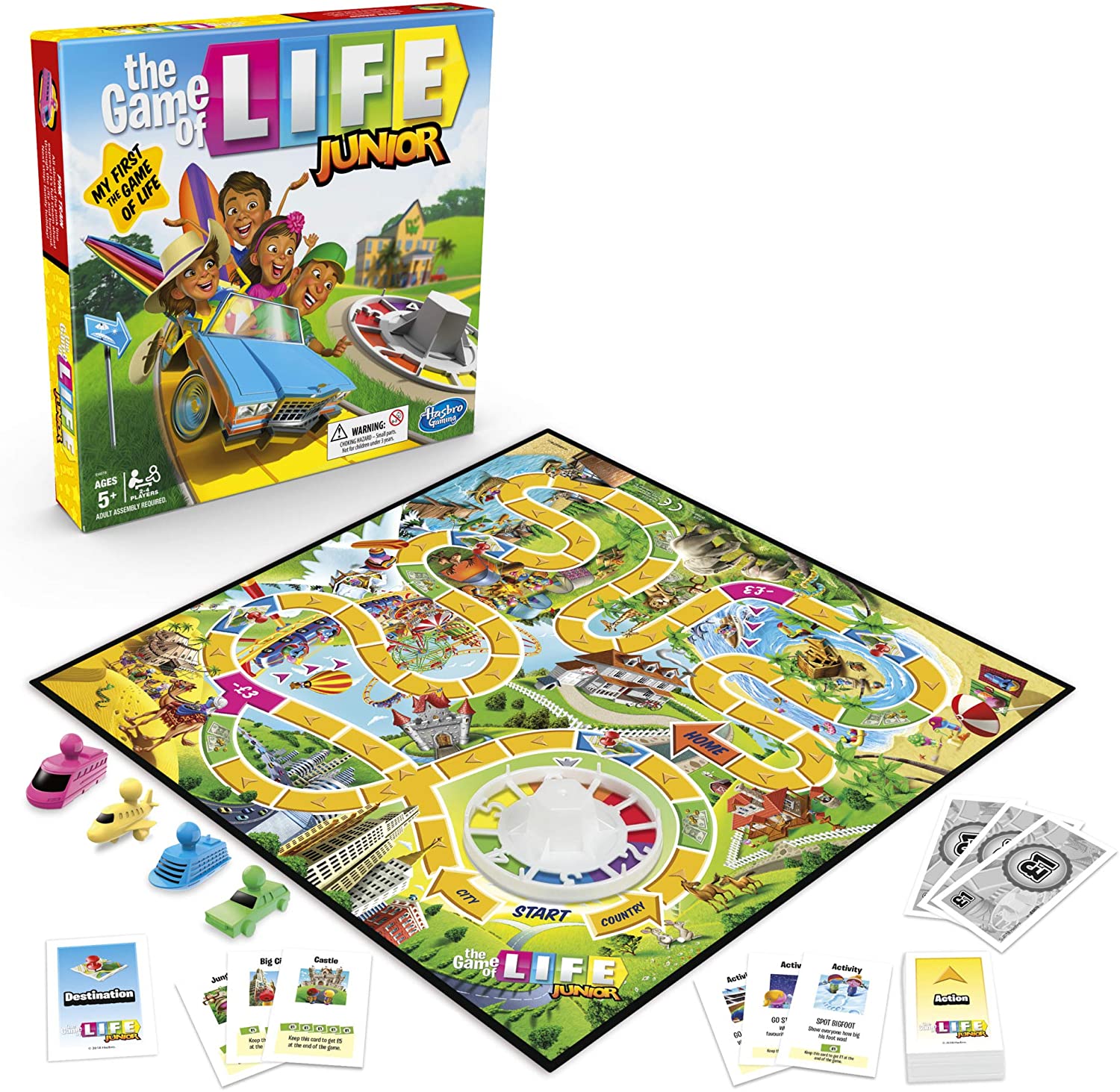 Buy Hasbro Gaming Game Of Life Junior | Yallatoys.com