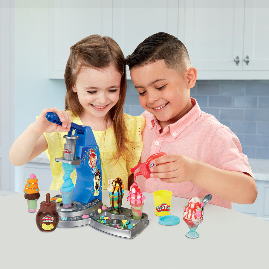 Buy Play Doh Kitchen Creations Drizzy Ice Cream Playset with Drizzle Compound | Yallatoys.com