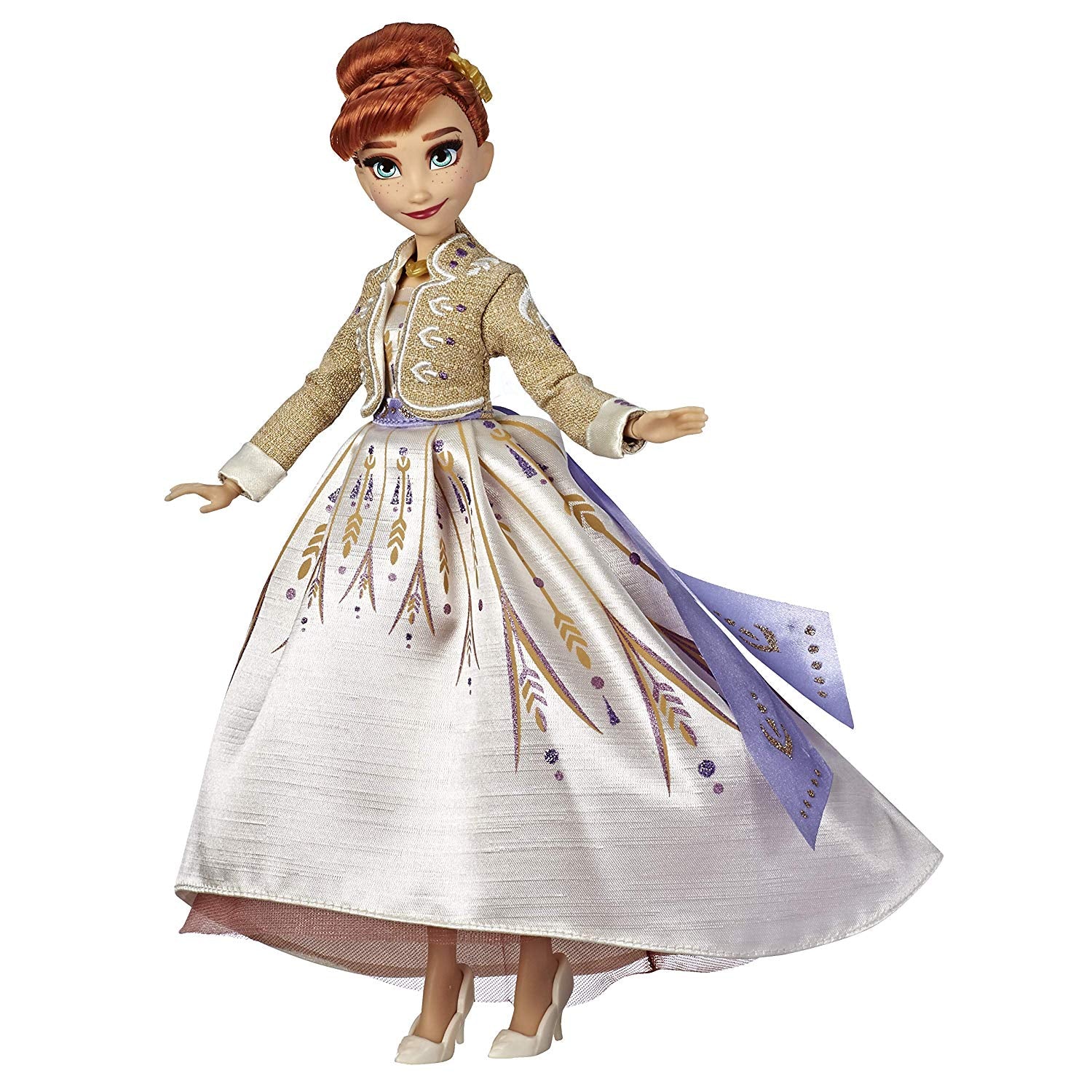Buy Disney Frozen Arendelle Anna Fashion Doll with Sparkly White Travel Dress | Yallatoys.com