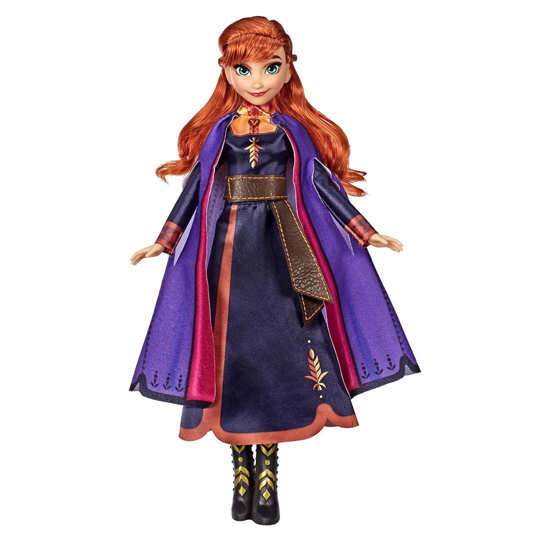 Buy Disney Frozen Singing Anna Fashion Doll with Music Wearing a Purple Dress | Yallatoys.com