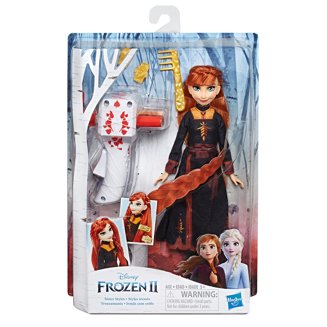Buy Disney Frozen II Sister Styles Anna Fashion Doll With Extra-Long Red Hair | Yallatoys.com