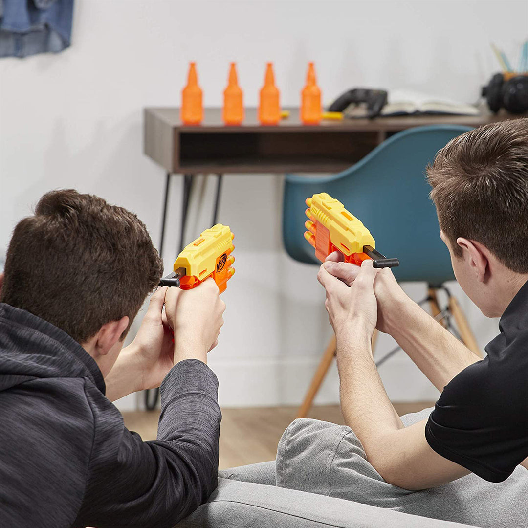 Buy Nerf Fang QS-4 Dual Targeting Set,2 Toy Blasters, 4 Half-Targets, 12 Darts | Yallatoys.com