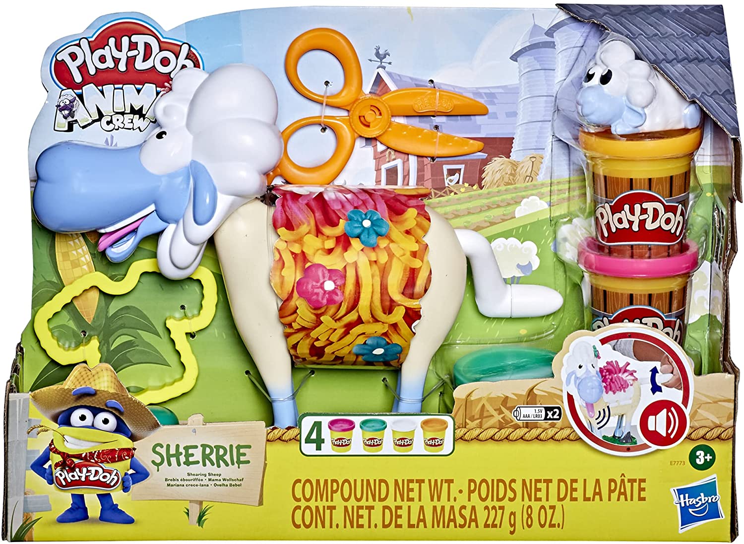 Buy Hasbro Gaming Play Doh Animal Crew Sherrie Shearin Sheep | Yallatoys.com