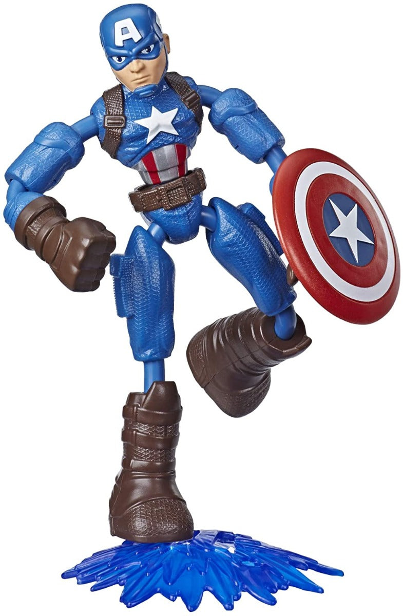 Buy Avengers Bend And Flex Action Figure 6 Inch Flexible Captain America Figure | Yallatoys.com