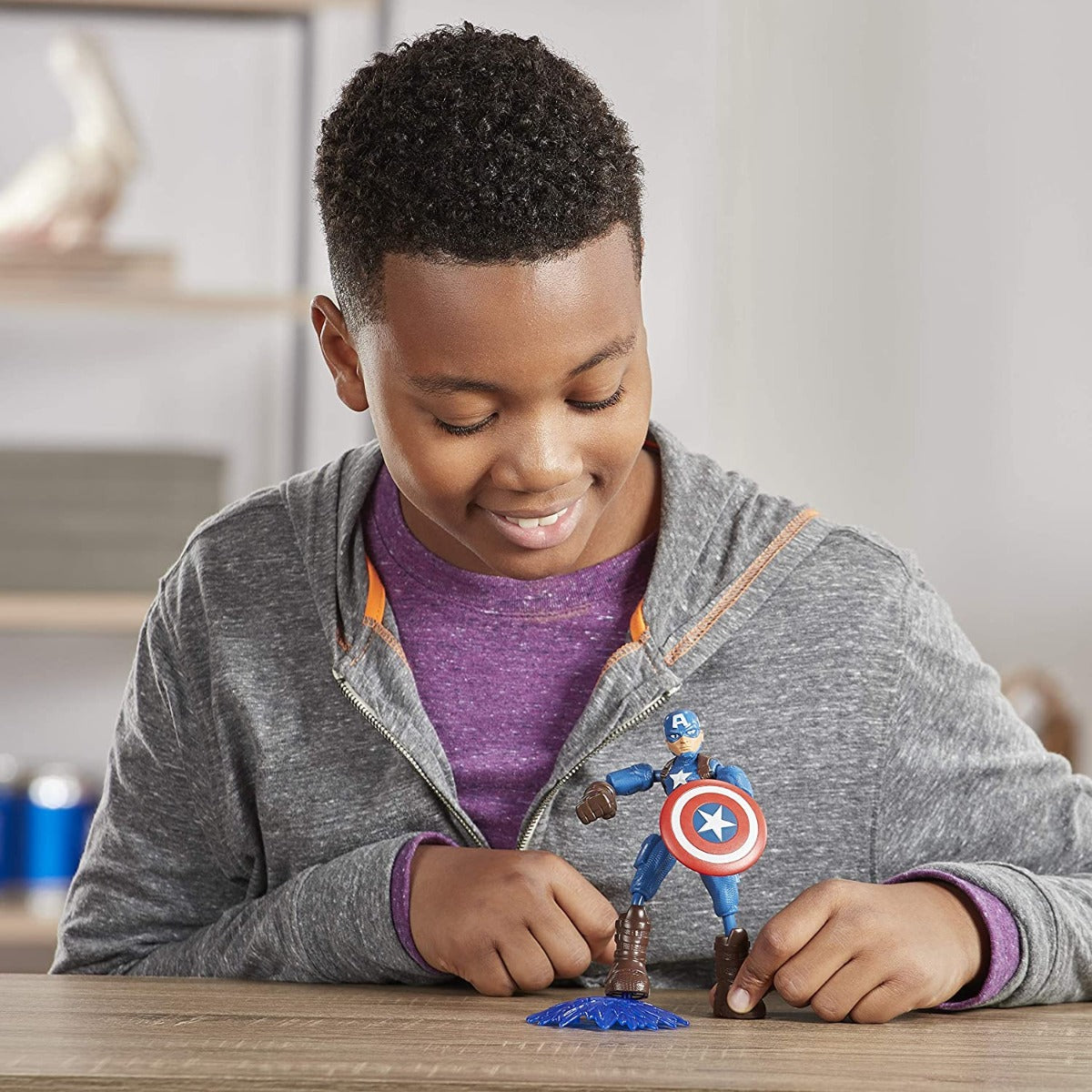 Buy Avengers Bend And Flex Action Figure 6 Inch Flexible Captain America Figure | Yallatoys.com