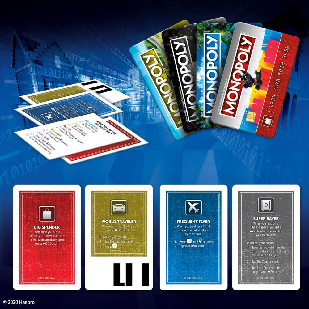 Buy Hasbro Gaming Monopoly Super Electronic Banking Board Game, Electronic Banking Unit, Choose Your Rewards, Cashless Gameplay Tap Technology | Yallatoys.com