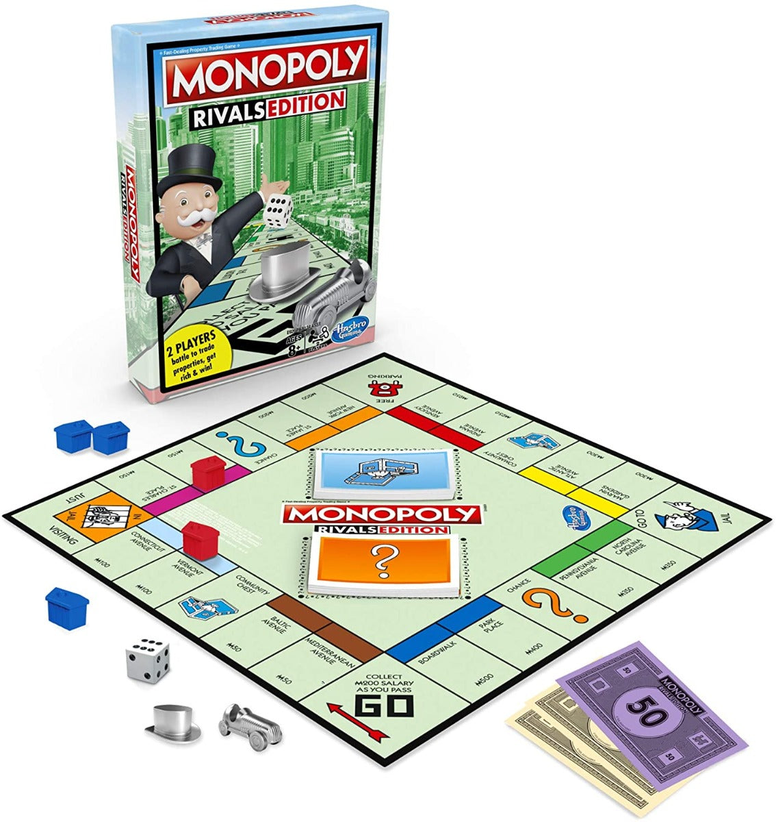 Buy Hasbro Gaming Monopoly Rivals Edition 2 Player Game | Yallatoys.com