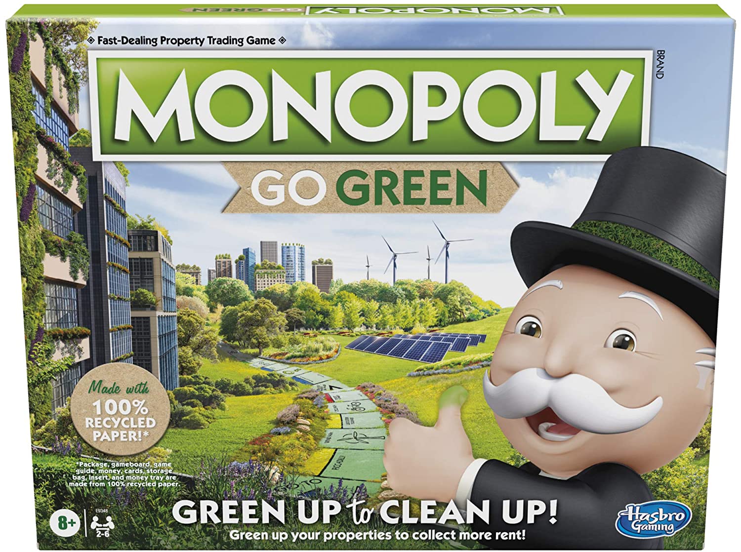 Buy Hasbro Gaming Monopoly Go Green,Green Up to Clean Up | Yallatoys.com